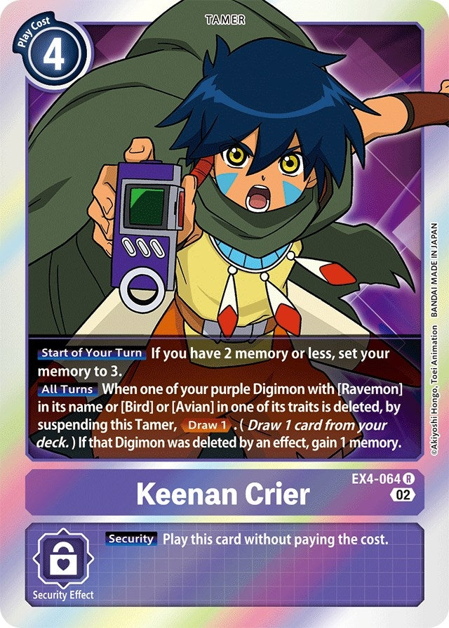 Keenan Crier (4064) [EX04] - Digimon Card Game Single