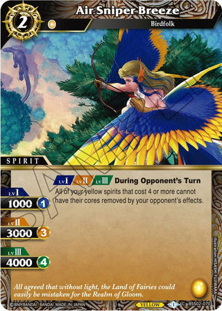 Air Sniper Breeze (2070) [BSS02] - Battle Spirits Saga Single