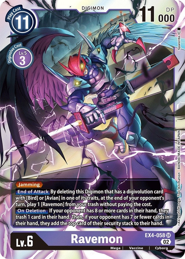 Ravemon (4058) [EX04] - Digimon Card Game Single