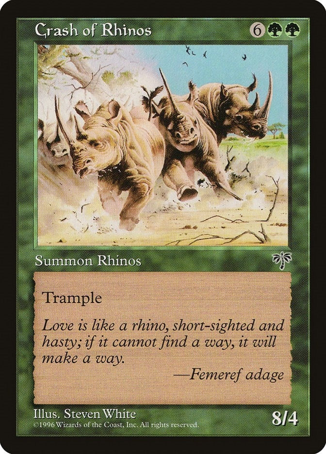 Crash of Rhinos [MIR] - MTG Single