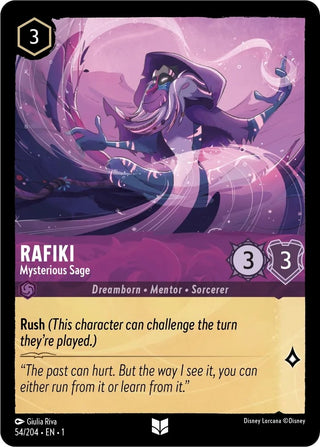 Rafiki - Mysterious Sage (54) (1) - Disney Lorcana Single