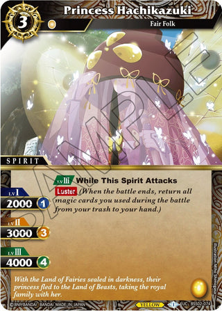 Princess Hachikazuki (2074) [BSS02] - Battle Spirits Saga Single
