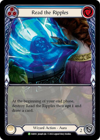 Read the Ripples (Blue) (92) [PR] - Flesh and Blood TCG Single