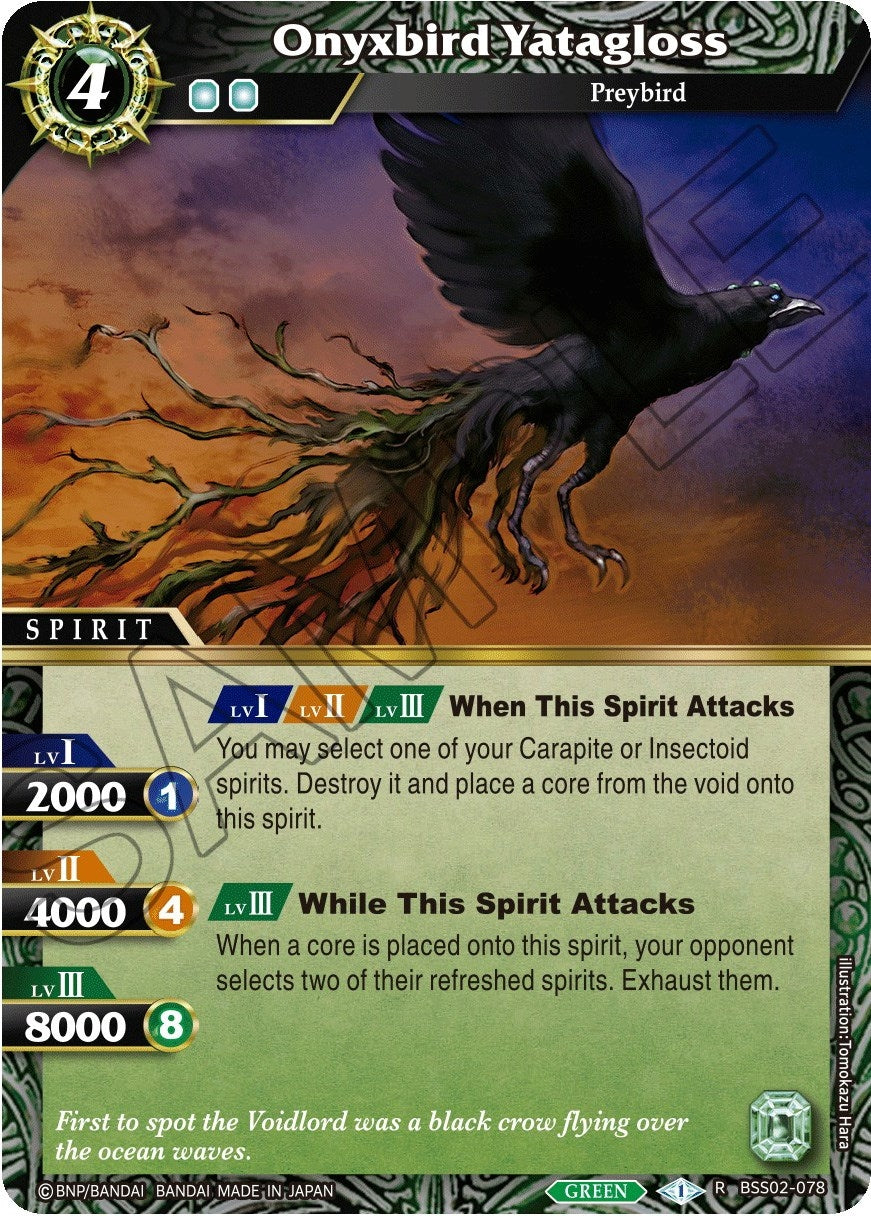 Onyxbird Yatagloss (2078) [BSS02] - Battle Spirits Saga Single