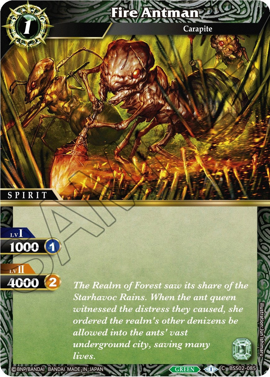 Fire Antman (2085) [BSS02] - Battle Spirits Saga Single