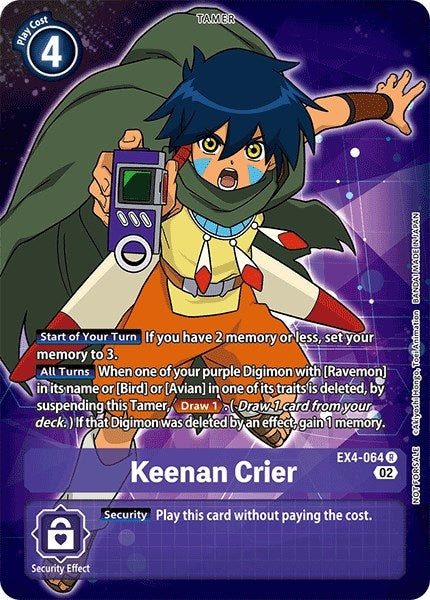 Keenan Crier (Alternate Art) (4064) [EX04] - Digimon Card Game Single