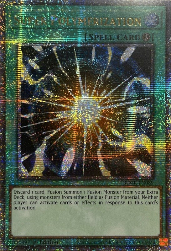 Super Polymerization (Quarter Century Secret Rare) (89) (BLMR) - YuGiOh Single