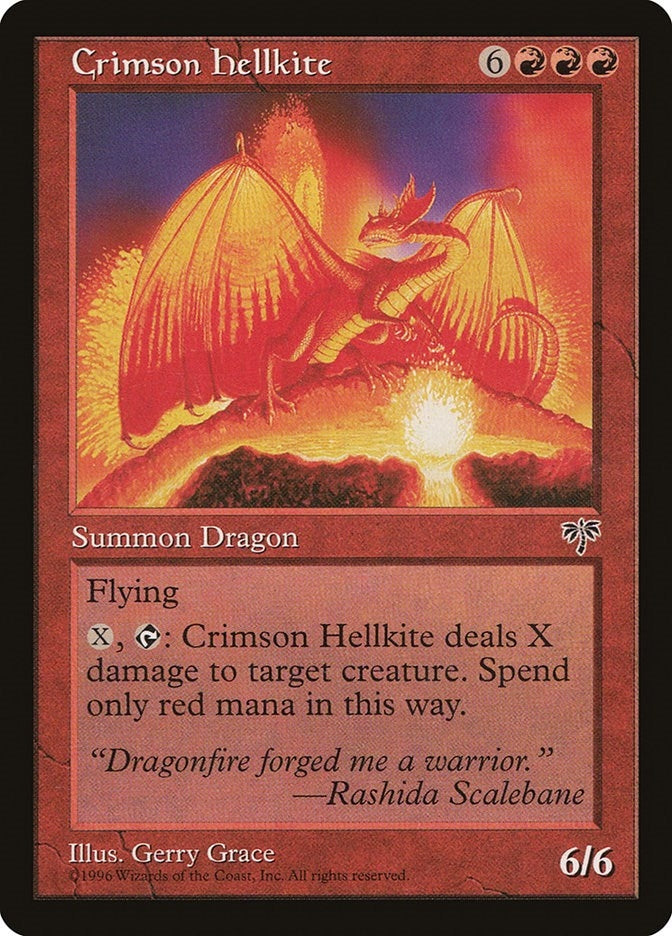 Crimson Hellkite [MIR] - MTG Single