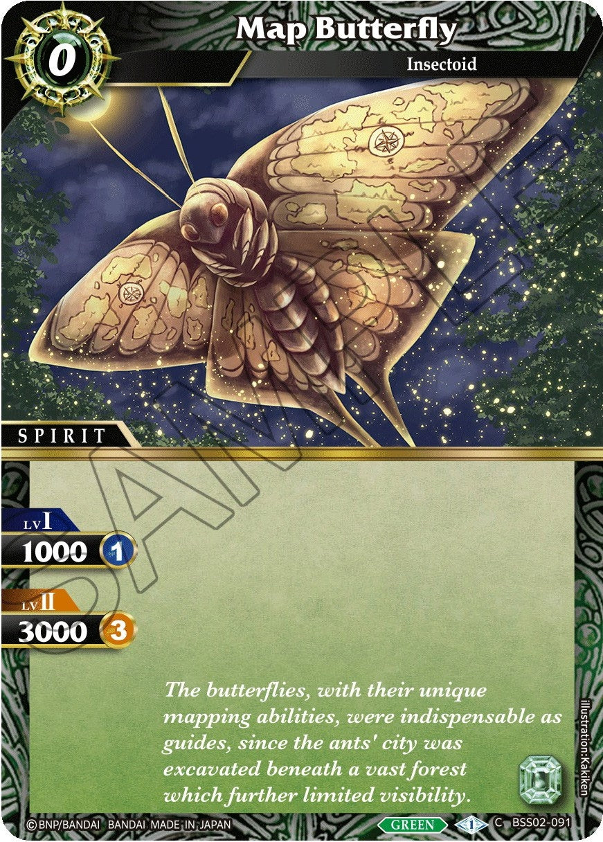 Map Butterfly (2091) [BSS02] - Battle Spirits Saga Single