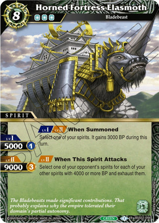 Horned Fortress Elasmoth (2094) [BSS02] - Battle Spirits Saga Single