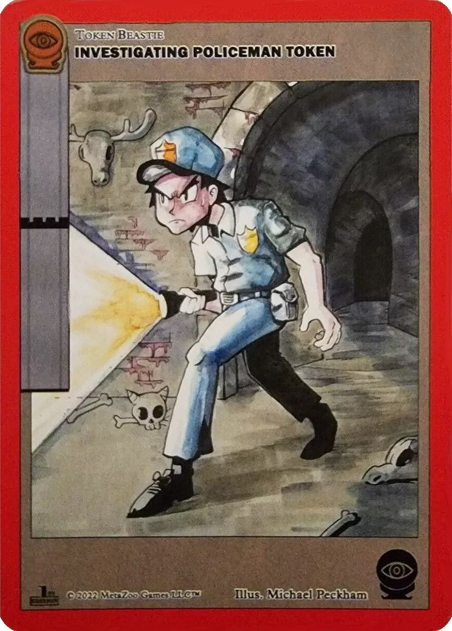 Investigating Policeman Token (SCE1E) - MetaZoo Single