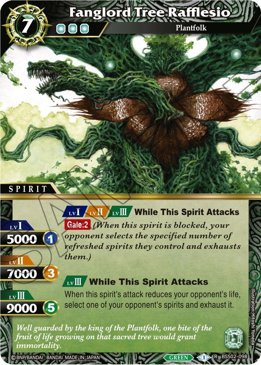 Fanglord Tree Rafflesio (2098) [BSS02] - Battle Spirits Saga Single