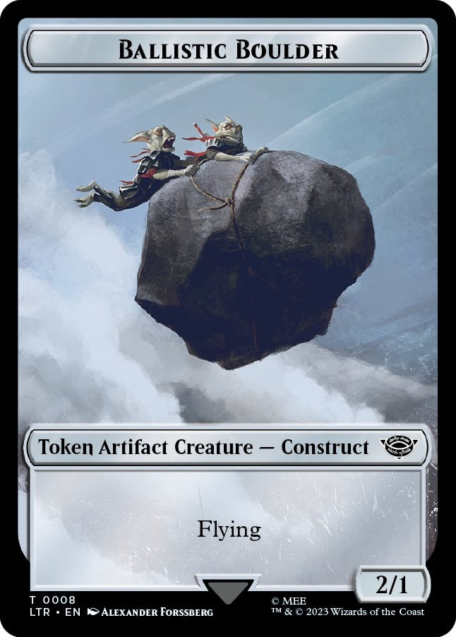 Ballistic Boulder // Food (0011) Double-Sided Token (0) [LTR] - MTG Single