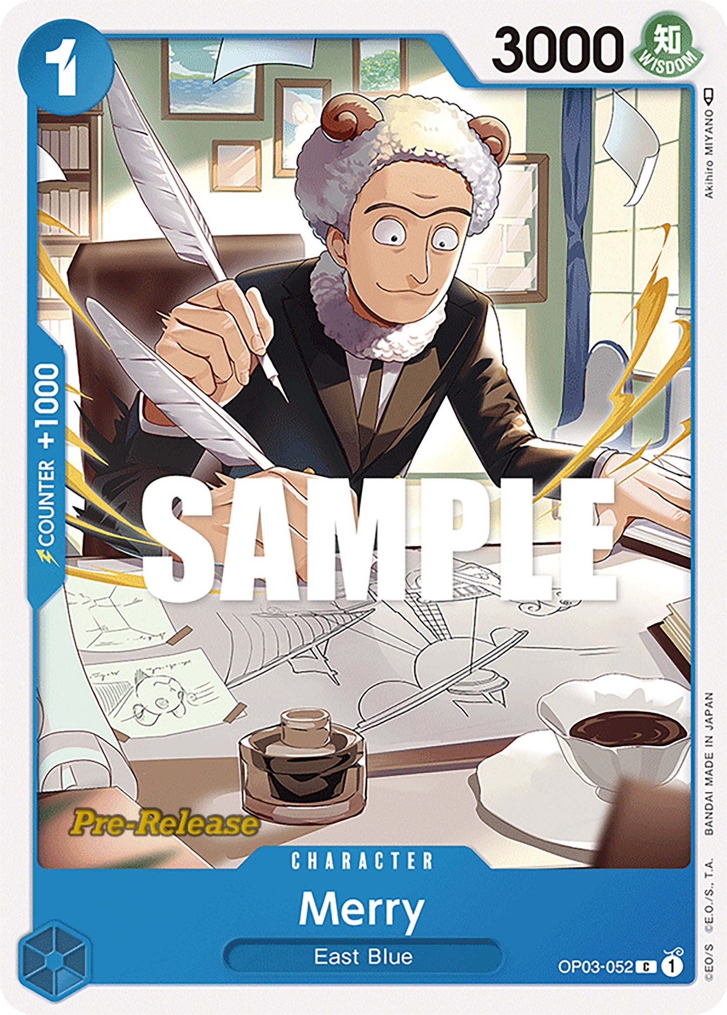 Merry (3052) (OP03 PRE) - One Piece Card Game Single