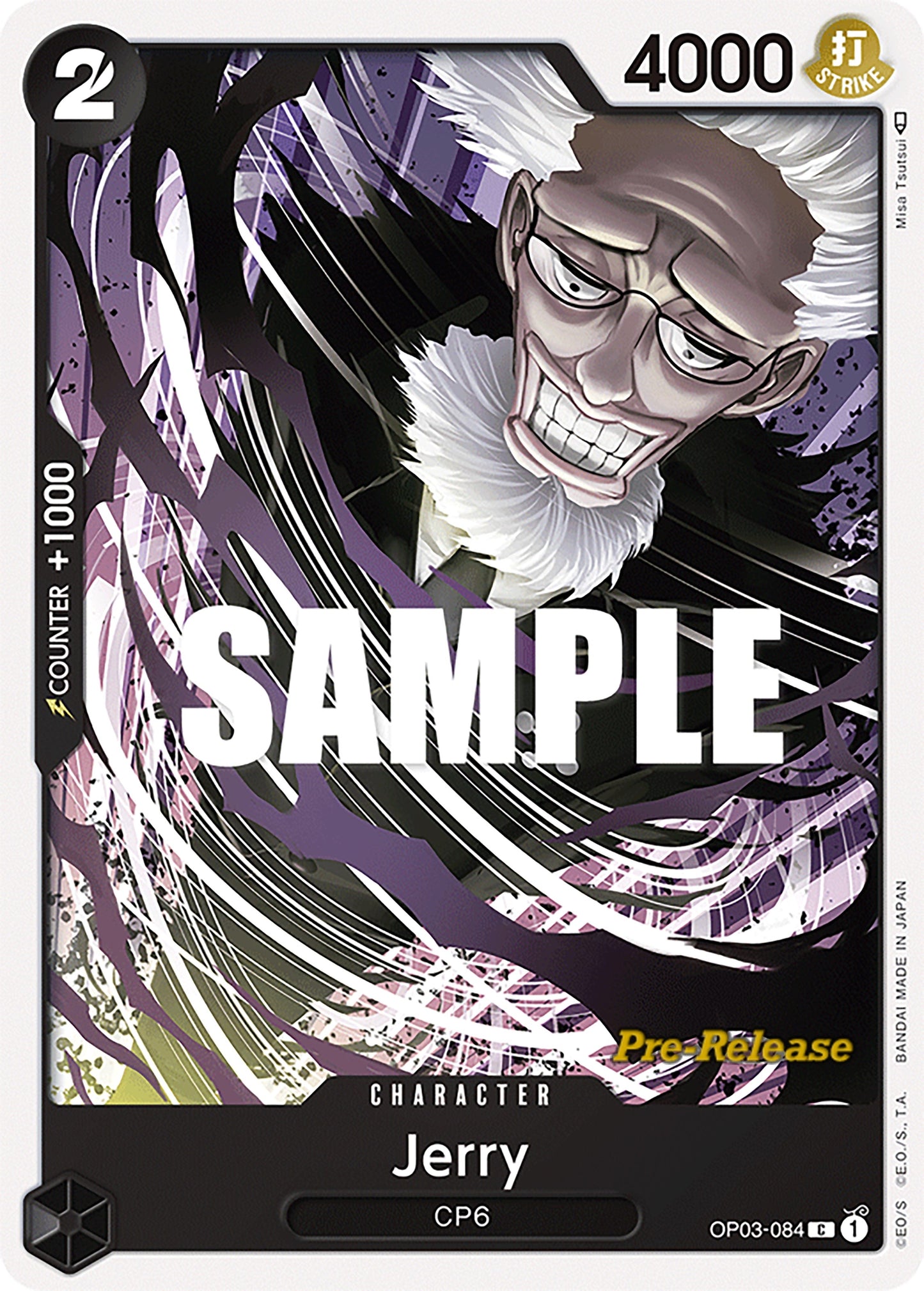Jerry (3084) (OP03 PRE) - One Piece Card Game Single