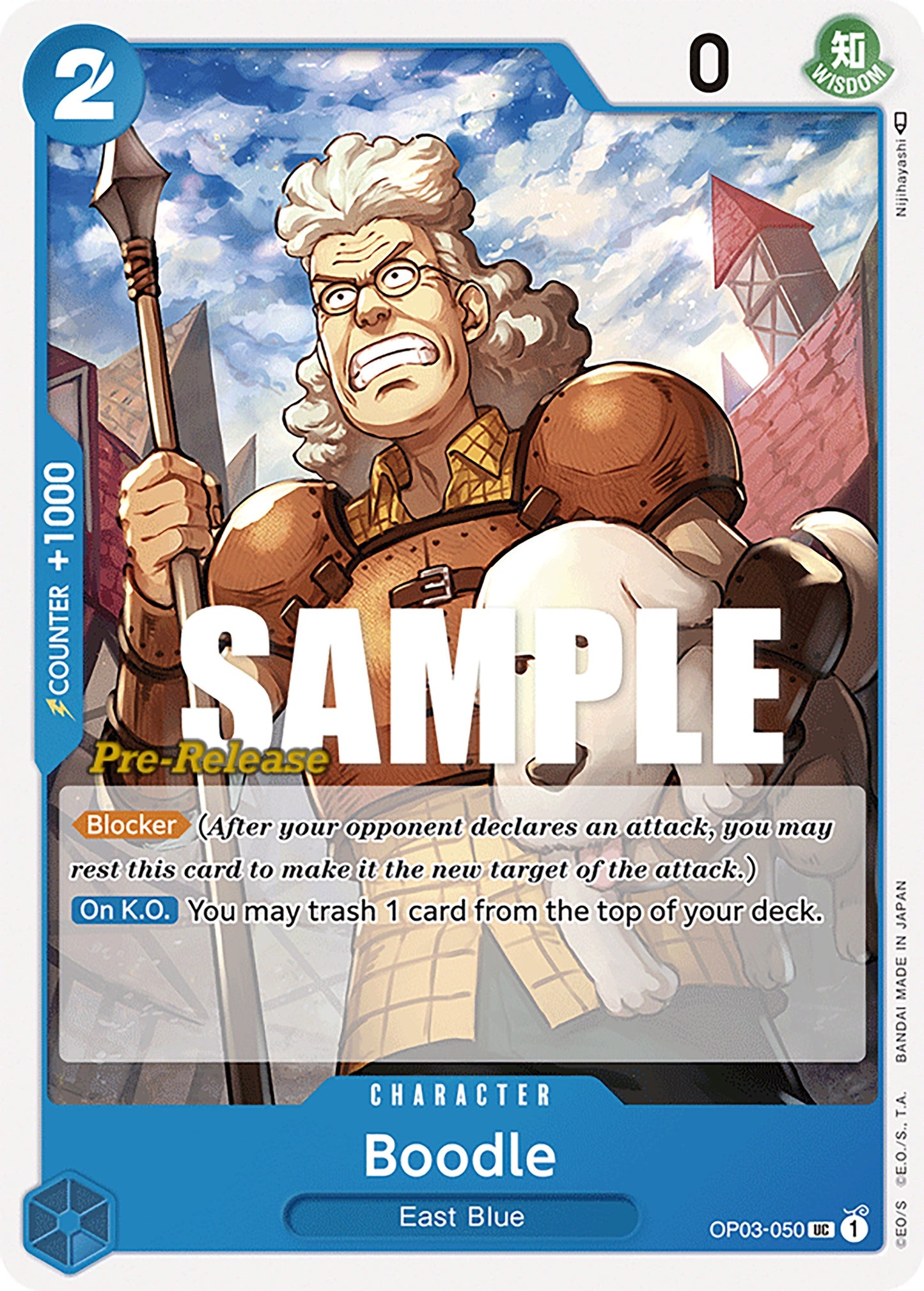 Boodle (3050) (OP03 PRE) - One Piece Card Game Single