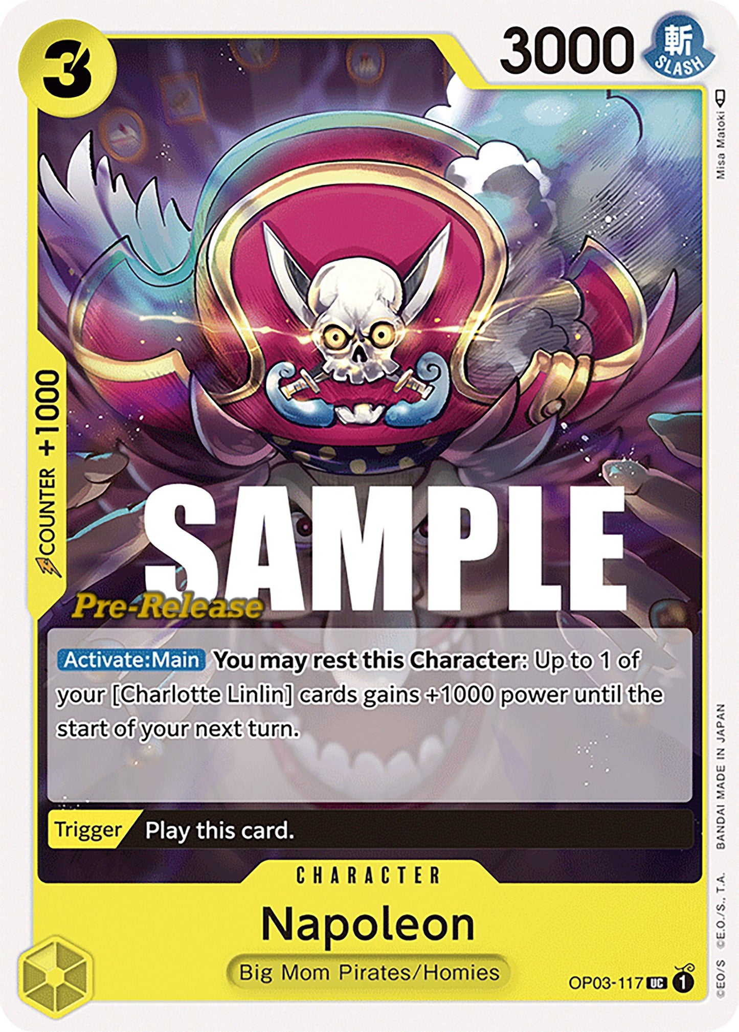 Napoleon (3117) (OP03 PRE) - One Piece Card Game Single