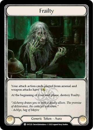Frailty // Spider’s Bite (0) [OUT] - Flesh and Blood TCG Single