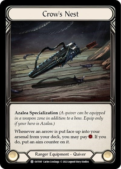 Crow’s Nest // Driftwood Quiver (0) [OUT] - Flesh and Blood TCG Single