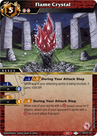 Flame Crystal (2102) [BSS02] - Battle Spirits Saga Single