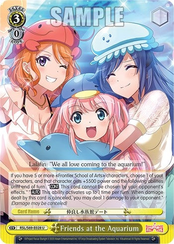 Friends at the Aquarium (69028) [RSL/S69] - Weiss Schwarz Single