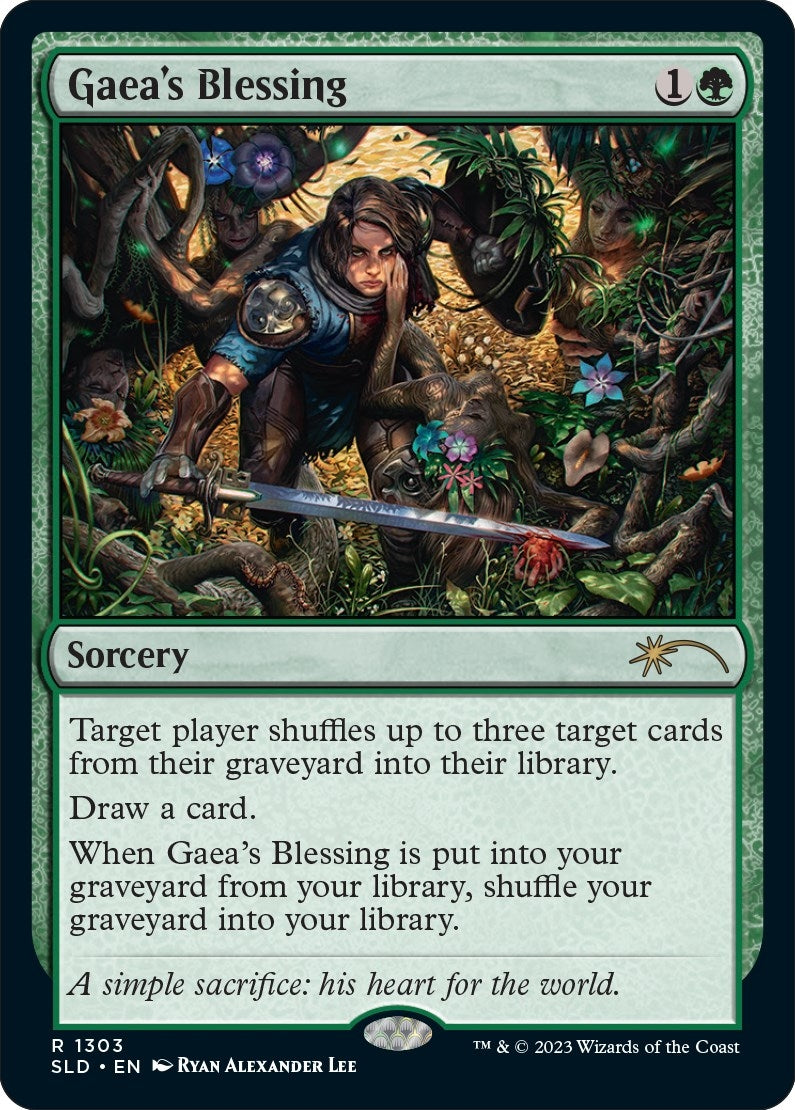 Gaea’s Blessing (1303) [SLD] - MTG Single