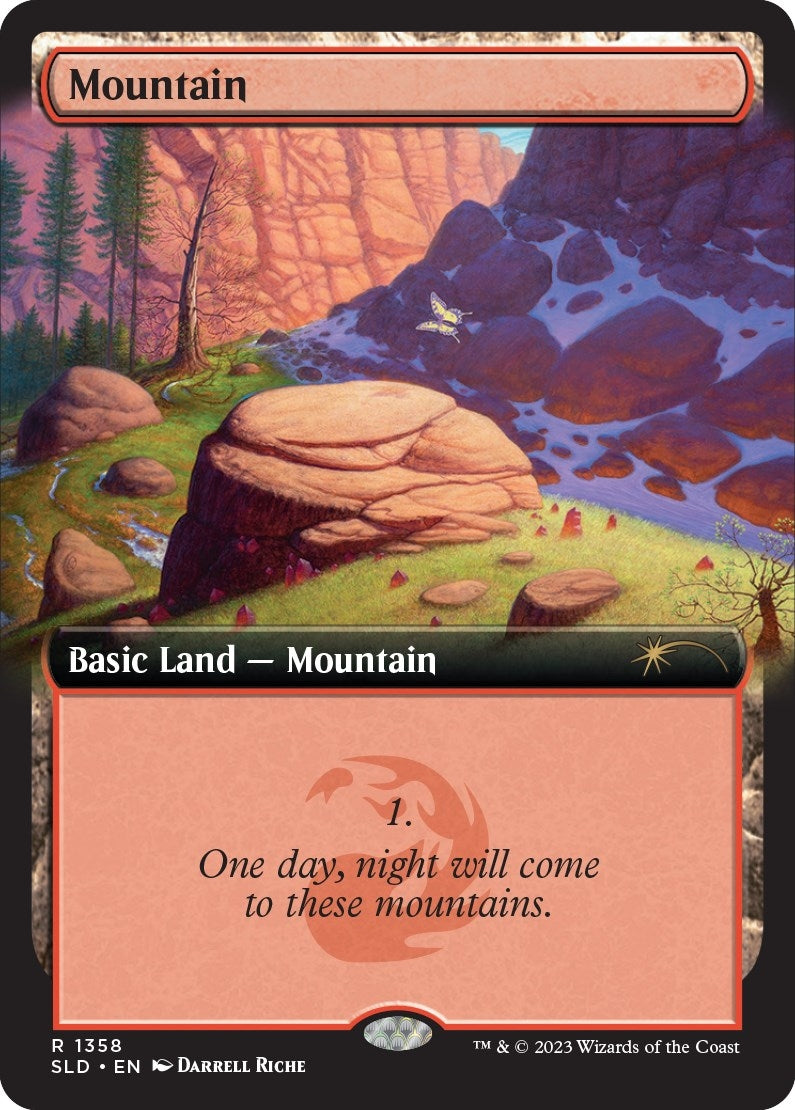 Mountain (1358) (1358) [SLD] - MTG Single