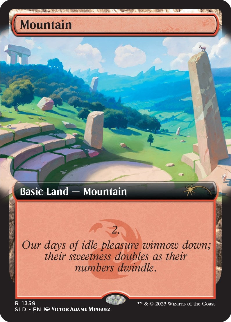 Mountain (1359) (1359) [SLD] - MTG Single