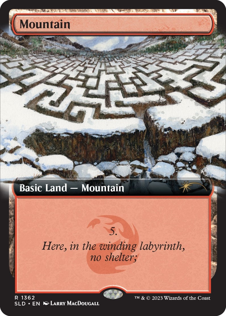 Mountain (1362) (1362) [SLD] - MTG Single