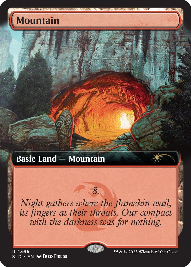 Mountain (1365) (1365) [SLD] - MTG Single