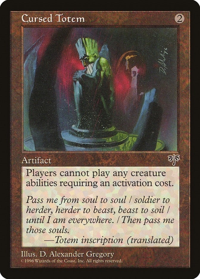 Cursed Totem [MIR] - MTG Single