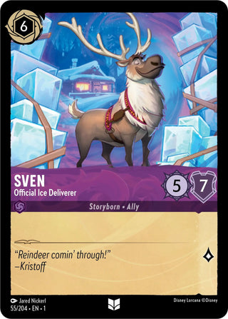 Sven - Official Ice Deliverer (55) (1) - Disney Lorcana Single