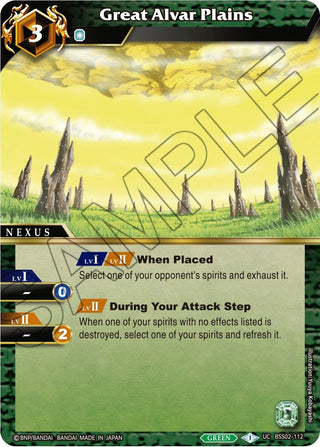 Great Alvar Plains (2112) [BSS02] - Battle Spirits Saga Single
