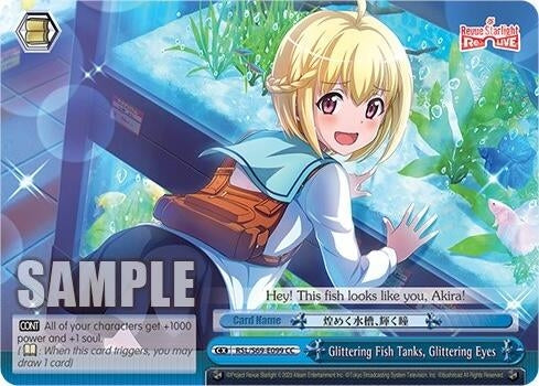 Glittering Fish Tanks Glittering Eyes (69099) [RSL/S69] - Weiss Schwarz Single