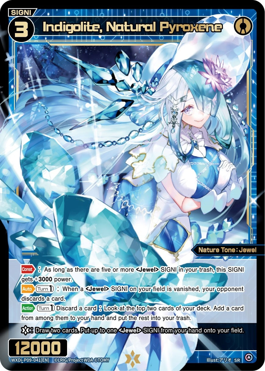 Indigolite Natural Pyroxene (9041) [WXDi-P09] - WIXOSS Single