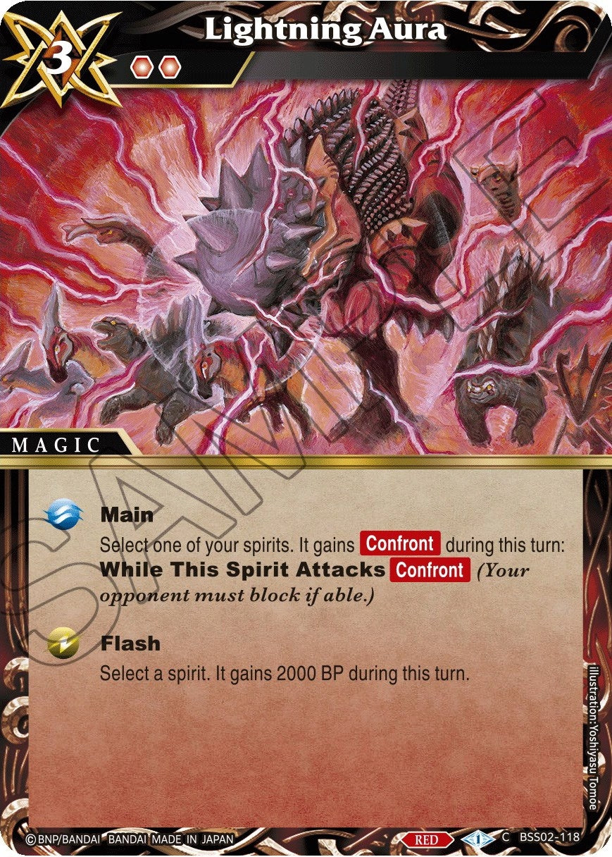 Lightning Aura (2118) [BSS02] - Battle Spirits Saga Single