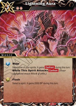 Lightning Aura (2118) [BSS02] - Battle Spirits Saga Single