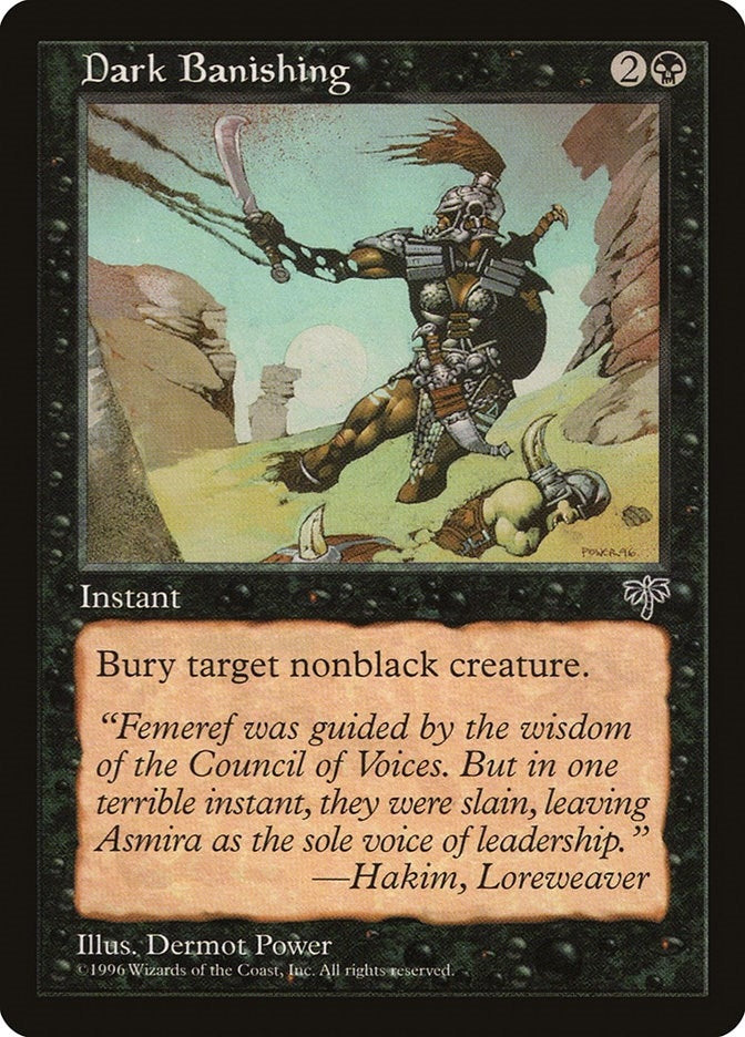 Dark Banishing [MIR] - MTG Single