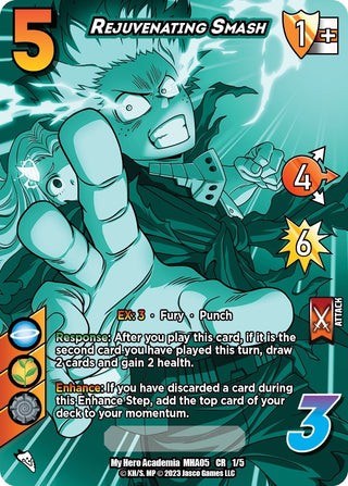Rejuvenating Smash (Chrome Rare) (1) [MHA5] - UniVersus Single
