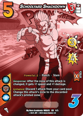 Schoolyard Smackdown (Chrome Rare) (4) [MHA5] - UniVersus Single