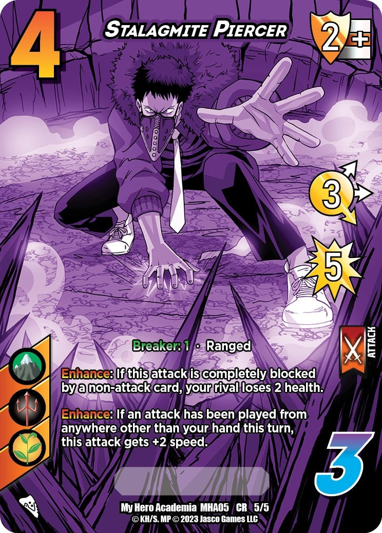Stalagmite Piercer (Chrome Rare) (5) [MHA5] - UniVersus Single