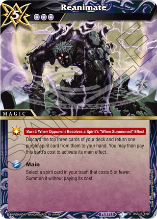 Reanimate (2120) [BSS02] - Battle Spirits Saga Single