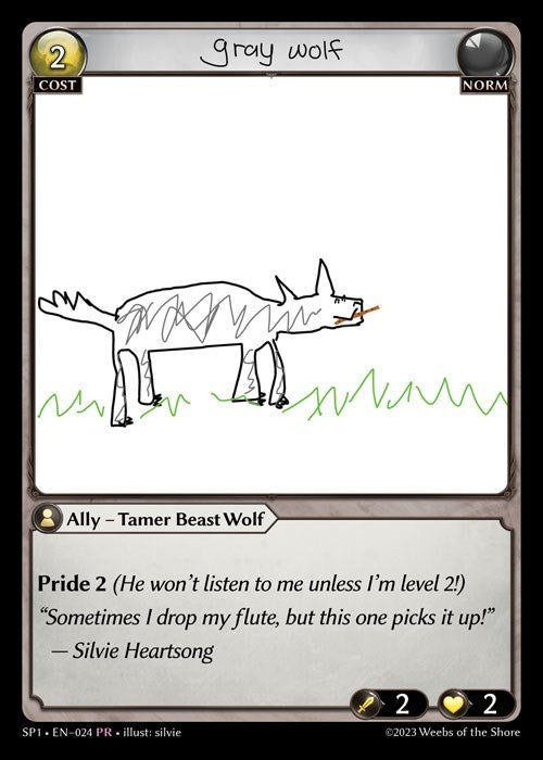 Image for Gray Wolf (024) (Supporter Pack 1) - Grand Archive TCG