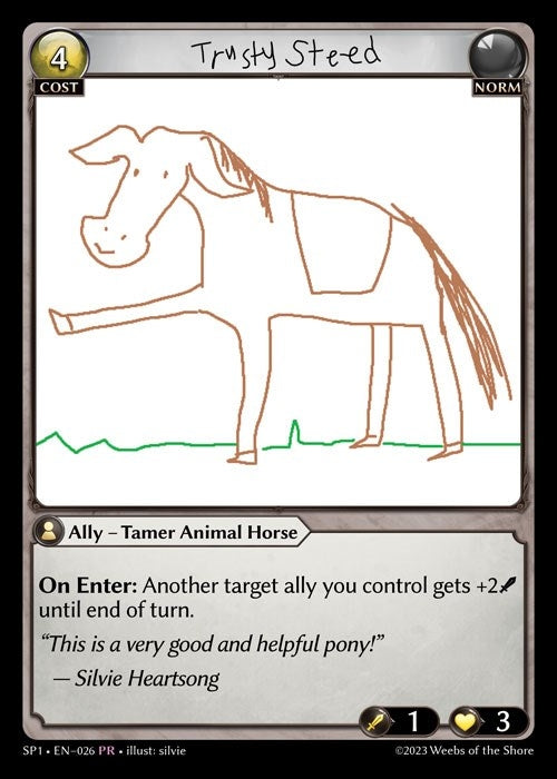 Image for Trusty Steed (026) (Supporter Pack 1) - Grand Archive TCG