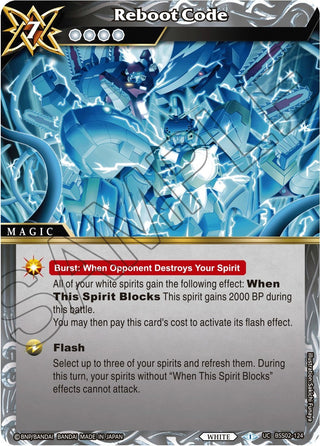 Reboot Code (2124) [BSS02] - Battle Spirits Saga Single