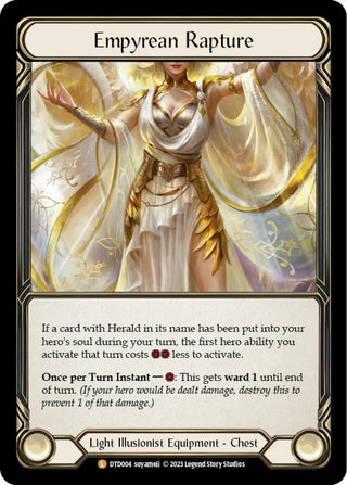 Empyrean Rapture (4) [DTD] - Flesh and Blood TCG Single