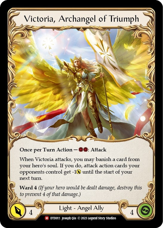 Figment of Triumph // Victoria Archangel of Triumph (11) [DTD] - Flesh and Blood TCG Single