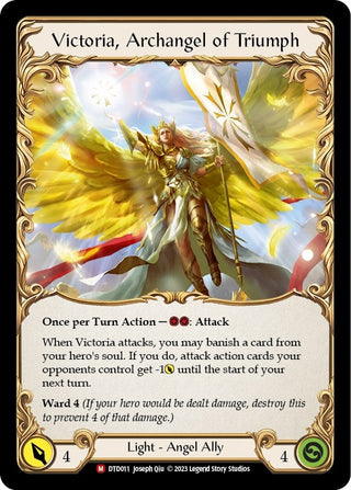 Figment of Triumph // Victoria Archangel of Triumph (11) [DTD] - Flesh and Blood TCG Single