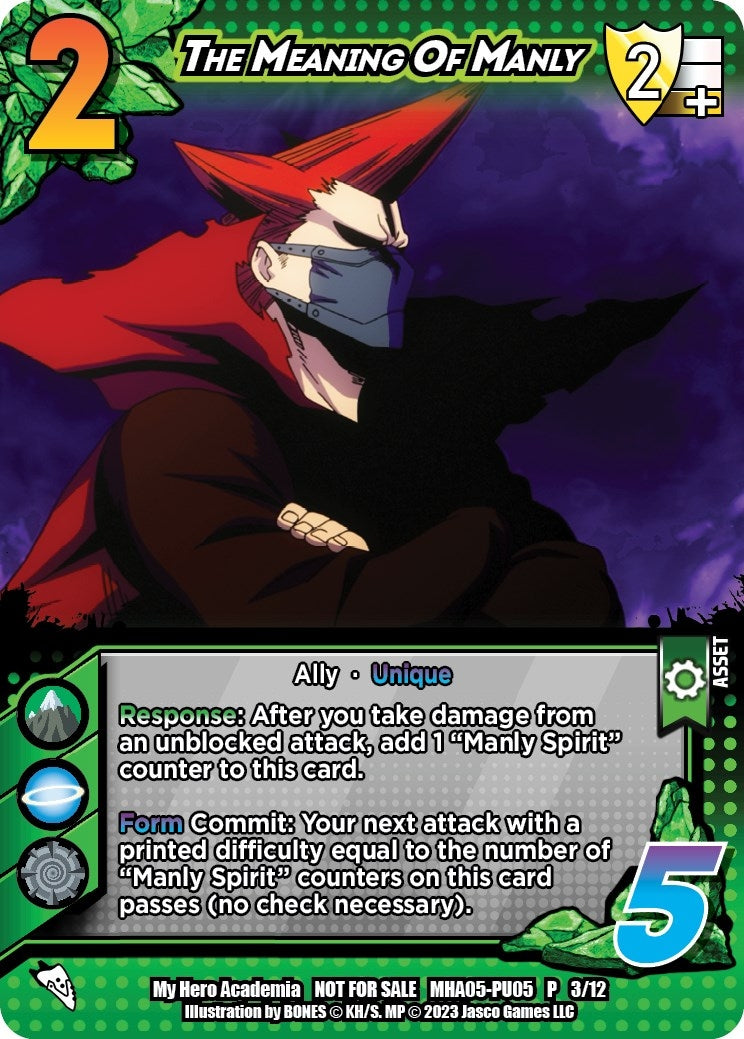 The Meaning of Manly (Plus Ultra Pack 5) (5312) [MHAP] - UniVersus Single