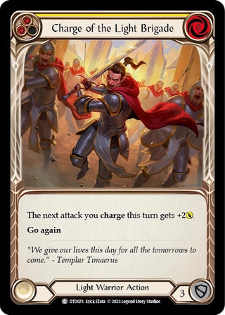 Charge of the Light Brigade (Yellow) (73) [DTD] - Flesh and Blood TCG Single
